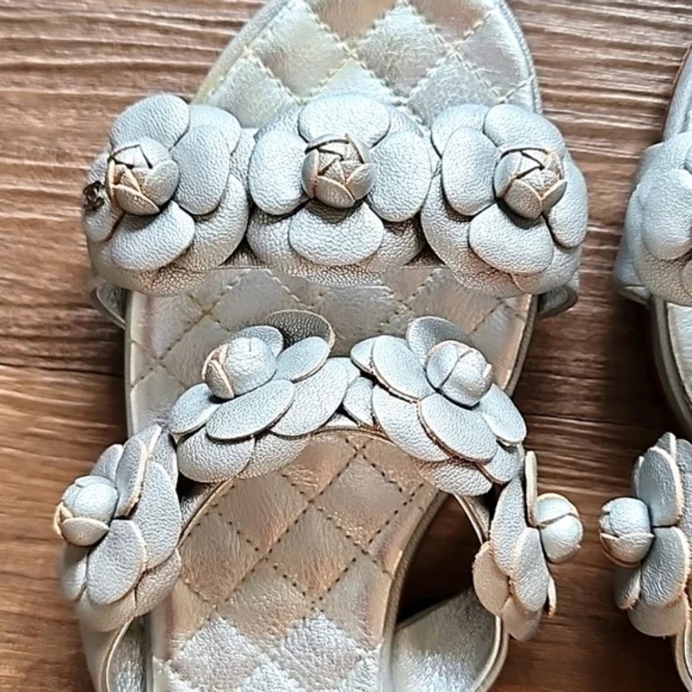 Chanel Camellia Sandals - Picture 4 of 10